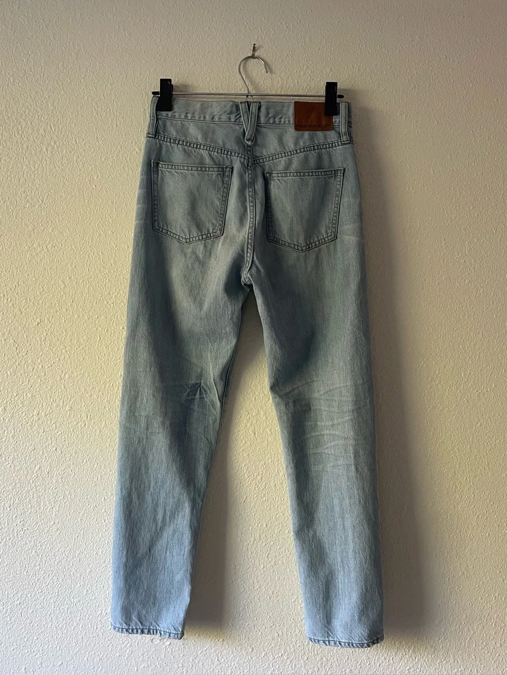 J.Crew Point Sur Denim Jeans Women’s 26 Light Wash High Rise Straight Leg